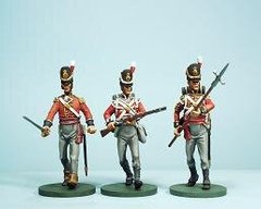 54 мм (1:32) British Infantry, 1st Regiment Foot Guards 1815 (3 фигуры)