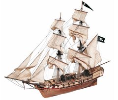 1/80 Пиратская бригантина Corsair XVIII (OcCre 13600) сборная деревянная модель