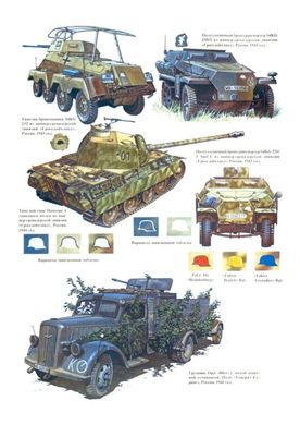 (рос.) Книга "Камуфляж и обозначения германских танков. Часть 5" Panzer Color