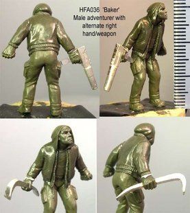 HassleFree Miniatures - Baker, hooded youth with crowbar - HF-HFA036