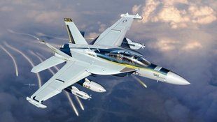 1/48 EA-18G Growler американский самолет РЭБ (Italeri 2716), сборная модель