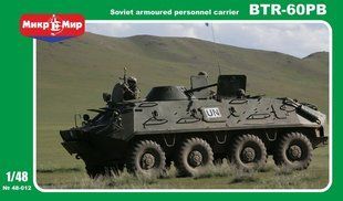 1/48 БТР-60ПБ колісний бронетранспортер (MikroMir 48-012), збірна модель