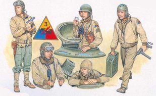 1:35 U.S. Tank Crew (Europe, 1944)