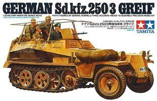 1/35 Sd.Kfz.250/3 Greif германский БТР + 4 фигуры (Tamiya 35113) сборная модель