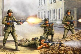 1/35 Німецька піхота, загороджувальні загони Другої світової, 4 фігури (Hobbyboss 84416), збірні пластикові