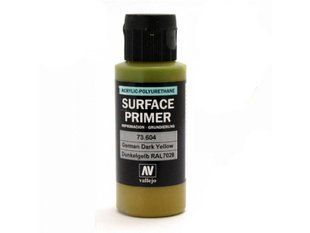 Vallejo 73604 Грунтовка Темно-желтая немецкая, 60 мл (German Dark Yellow RAL7028 Surface Primer Acrylic-Polyurethane)