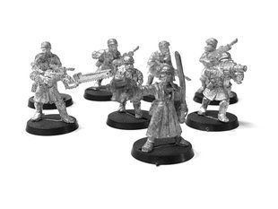 Armageddon Steel Legion - Стальний Легіон Армагедону, 8 мініатюр Warhammer 40k (Games Workshop), металеві