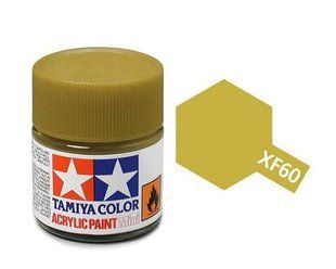 Фарба Tamiya XF-60 Dark Yellow, матова акрилова, 10 мл (Tamiya 81760)
