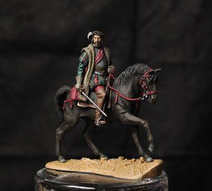 54 мм Hernan Cortes on Horseback