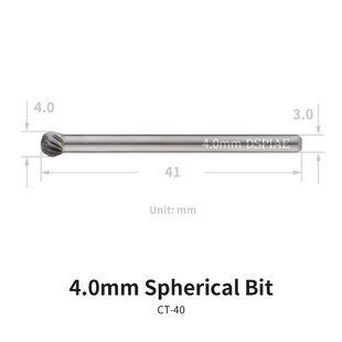 Насадка со сферической фрезой 4 мм для DSPIAE AT-CT &ldquo;I-deal&rdquo; Plastic Chamfering Tool