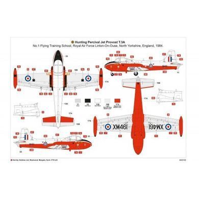 1/72 Hunting Percival Jet Provost T.3 реактивный самолет (Airfix 02103) сборная масштабная модель
