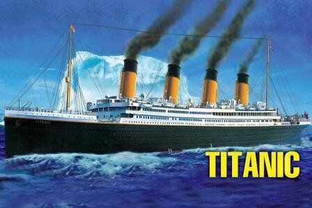 1/550 Лайнер R.M.S. Titanic (Renew) обновленный выпуск (HobbyBoss 81305) сборная модель