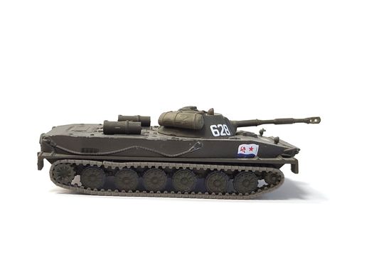 1/72 Танк ПТ-76, серія "Русские танки" від DeAgostini, готова модель (без журналу та упаковки)