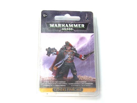 Imperial Guard Lord Commissar, миниатюра Warhammer 40k (Games Workshop 47-63 Citadel Finecast), сборная смоляная