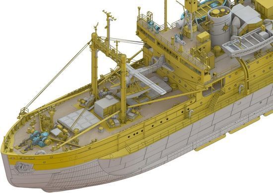 1/250&nbsp;Soya японське арктичне дослідницьке судно-криголам (Hasegawa/Pontos Model HP001 68080), збірна модель