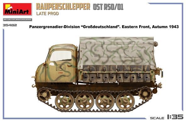 1/35 Тягач Steyr Ost RSO/01 позднего производства (MiniArt 35482), сборная модель