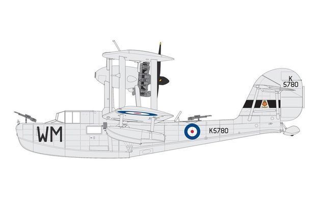 1/48 Supermarine Walrus Mk.1 "Silver Wings" самолет-амфибия (Airfix 09187) сборная модель