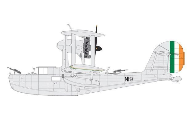 1/48 Supermarine Walrus Mk.1 "Silver Wings" самолет-амфибия (Airfix 09187) сборная модель