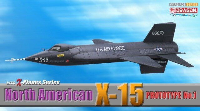 1/144 North American X-15, Prototype No.1, собранная модель