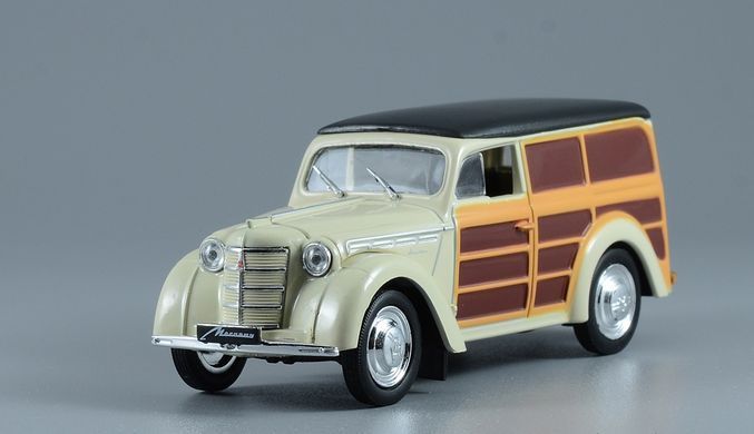 1/43 Автомобиль Москвич-400-422 фургон, серия "Автолегенды СССР" №76 + журнал (DeAgostini)