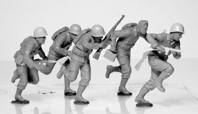 1/35 "Move, move, move!" US Soldiers, Operation Overlord, 7 фигур (Master Box 35130)