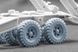 1/72 Колеса для напівпричепа ЧМЗАП-5247Г під навантаженням, 9 штук, 3D-друк (ScaleX WM72007s)