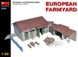1/35 Европейская ферма + аксессуары (MiniArt 35558) сборная модель