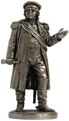 54 мм Генерал-фельдмаршал князь М. І. Голєніщев-Кутузов, Росія 1812 року (EK Castings NAP-21), колекційна олов'яна мініатюра