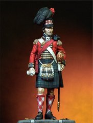 54 мм 42nd Royal Highlander Regiment "The Black Watch", 1815 год (Pegaso 54214) сборная оловянная фигура