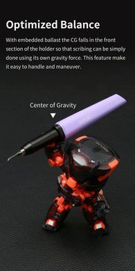 Тримач магнітний для ріжучих насадок PURPLE, серія PRO Wing (DSPIAE PT-TH07 PRO Cutting Bits Holder)
