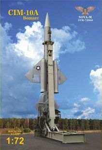 1/72 CIM-10A Bomarc зенітна ракета-перехоплювач з пусковою установкою (Sova-M 72060), збірна модель