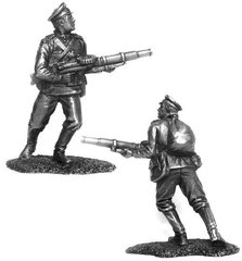 54 мм Старший унтер-офицер 6 Либавского полка, Россия, 1914 год, оловянная миниатюра (Солдатики Публия PTS-5266)