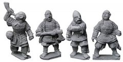 Gripping Beast Miniatures - Early Rus Command (4) - GRB-RUS01