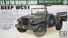 1/35 WC51 3/4-тонный военный автомобиль (AFV Club AF35S15) сборная модель
