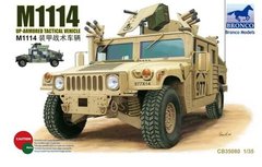 1/35 Автомобіль HMMWV M1114 Up-Armored Tactical Vehicle (Bronco CB35080), збірна модель