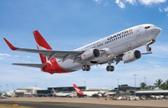 1/72 Boeing 737-800 "Qantas" пассажирский авиалайнер (Big Planes Kits BPK 7218), сборная модель
