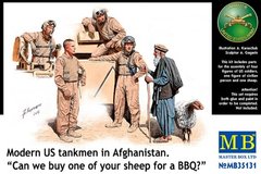 1/35 Современные американские танкисты в Афганистане (5 фигур) (Master Box 35131)