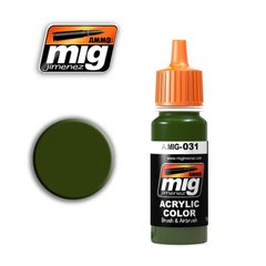 Іспанський зелений хакі, 17 мл (Ammo by Mig A.MIG-031 Spanish green-khaki) акрилова фарба