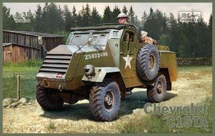1/35 Chevrolet C15TA британский бронированный грузовик (IBG Models 35020) сборная модель