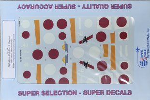 1/72 Декаль для Nakajima KI-84-Ia/Ki-84-II Hayate (Frank): 22nd Sentai, 58th Shinbutai, 520th Temporary Interceptor Regiment (Super Scale Decals 72-714)