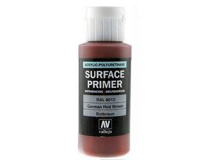 Vallejo 73605 Грунтовка Красно-коричневая немецкая, 60 мл (German Red Brown RAL8012 Surface Primer Acrylic-Polyurethane)