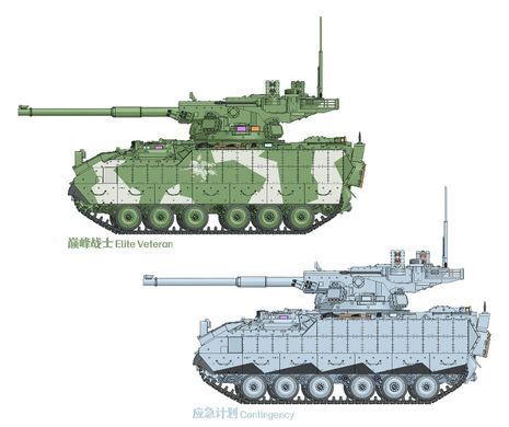 1/35 M2128 Bradley 105mm Mobile Gun System (Magic Factory 2013), сборная модель