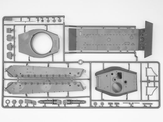 1/35 Набір моделей "Сталеві коти Панцерваффе": Pz.Kpfw.VI Ausf.B King Tiger та Pz.Kpfw.V Ausf.D Panther (ICM DS3524), збірні моделі