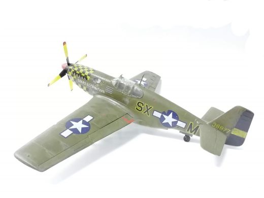 1/48 P-51A Mustang американский истребитель, готовая модель авторской сборки