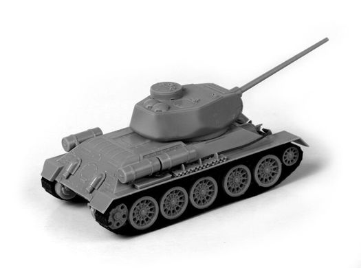 1/72 Т-34/85 советский средний танк, серия "Сборка без клея", сборная модель