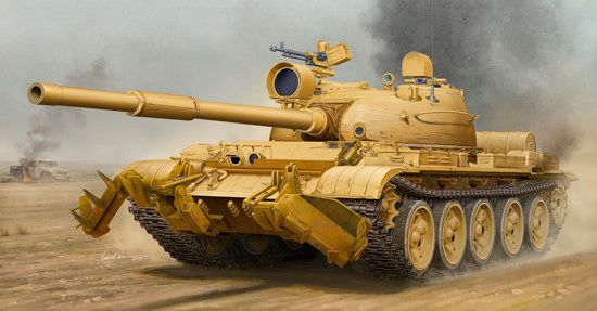 1/35 Танк Т-62 зразка 1962 року, іракська модифікація (Trumpeter 01547), збірна модель