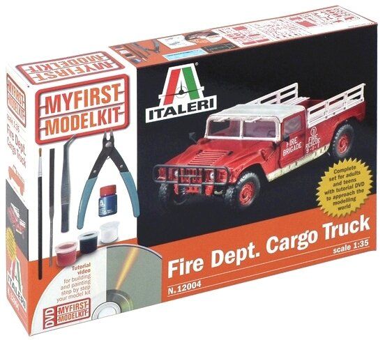 Пожарный хаммер + инструмент + краска + диск 1:35 Hummer - ModelKits .
