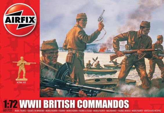 1/72 Британские коммандос, Вторая мировая война (Airfix 01732)