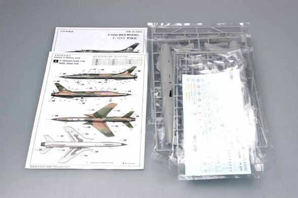 1/72 F-105G Wild Weasel американський літак (Trumpeter 01618), збірна модель