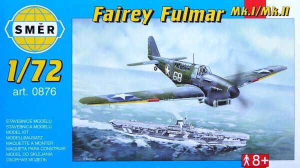 1/72 Fairey Fulmar Mk.I/Mk.II палубний винищувач (Smer 0876), збірна модель